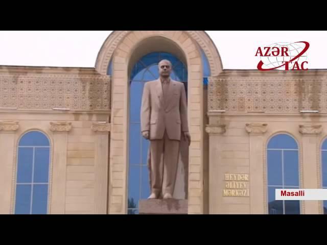 President Ilham Aliyev arrived in Masalli district for a visit