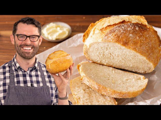 Easy Artisan Bread Recipe | No Kneading!