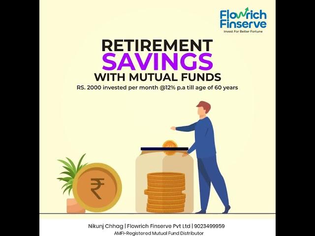 START SIP EARLY TO RETIRE PEACEFULLY #MUTUALFUNDS #flowrichfinserve #FinancialFreedom #STP#SIP