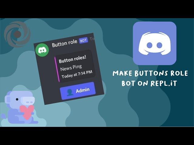 Make a buttons role bot discord!!