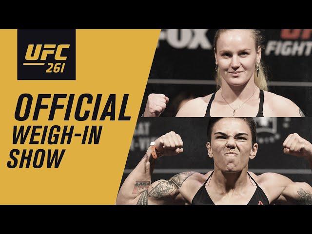 UFC 261: Live Weigh-in Show