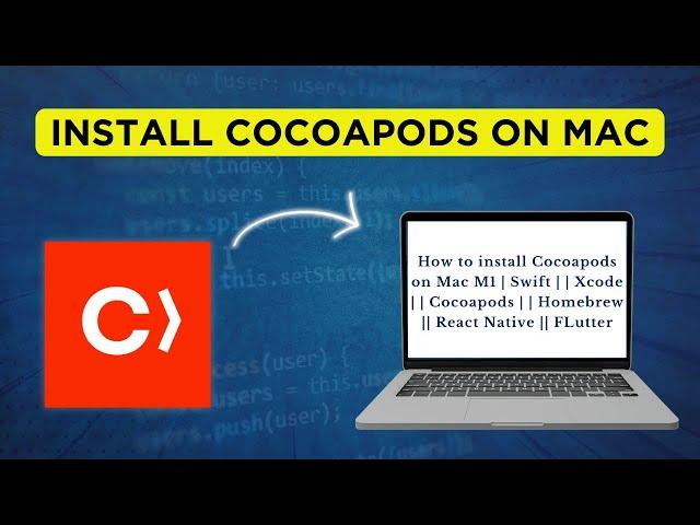 How to install Cocoapods on Mac M1 |Swift | Xcode | | Cocoapods |  Homebrew | React Native | flutter