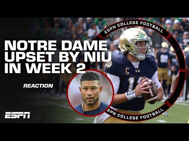 Marcus Freeman has to re-evaluate Riley Leonard  McFarland reacts to Notre Dame's loss to NIU