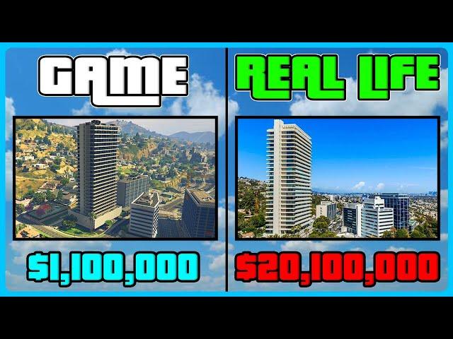 How Much Do GTA 5 Houses Cost In REAL LIFE! (GTA 5 Online)