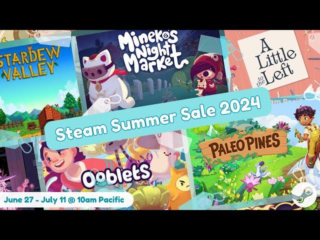 150 cozy games currently in the steam summer sale 2024 