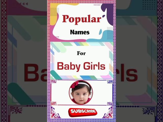 Muslim Names||Popular Names||Girls Names #nameinfo #girlsname #popularname