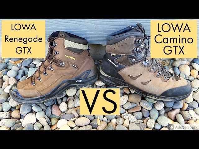 LOWA Renegade GTX vs LOWA Camino GTX