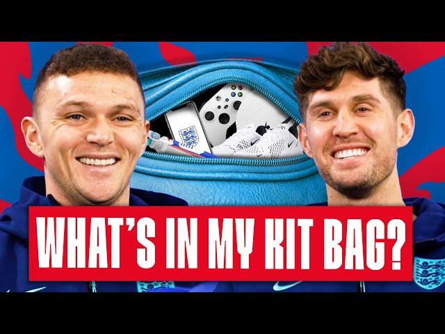 "I’m The GOAT At Two-Touch"  | Trippier & Stones Reveal Their Kit Bag Essentials | Kit Bag 