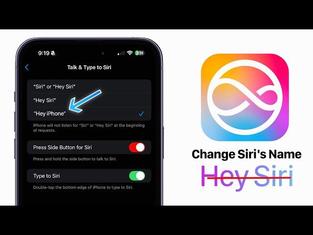 Change “Hey Siri” to Anything You want on iPhone!