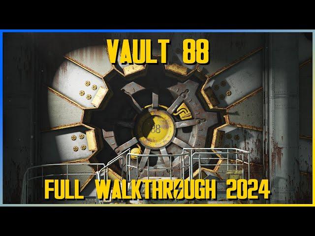 Fallout 4 Vault 88 Full Gameplay Walkthrough (2024)