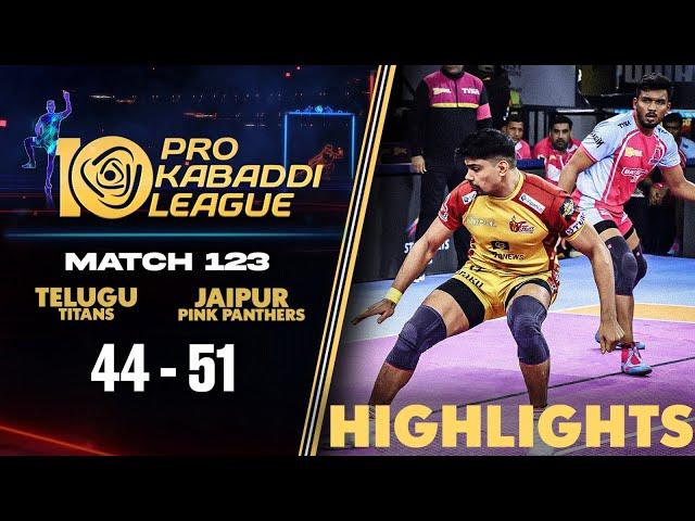 Pawan Sehrawat Heroics in Vain as Pink Panthers Make Huge Comeback | PKL 10 Match #123 Highlights