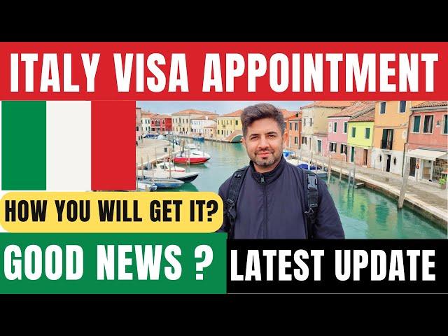 Italy VISA Appointment Latest Update | How to Get Italy Embassy VISA Appointment from PAKISTAN?