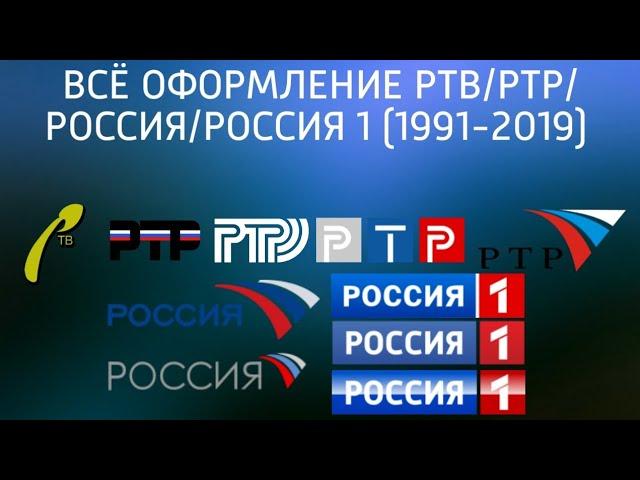 ВСЁ ОФОРМЛЕНИЕ РТВ/РТР/РОССИЯ/РОССИЯ 1 (1991-2019)