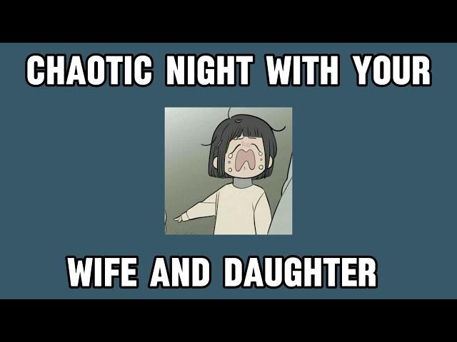 Chaotic night with your wife and daughter [F4M][Tagalog Asmr][Wife Roleplay]