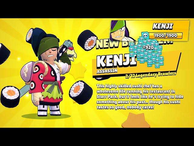 OMG! KENJI NEW LEGENDARY BRAWLER!! LEGENDARY FREE GIFTS!! BRAWL STARS NEW UPDATE  GIFTS!