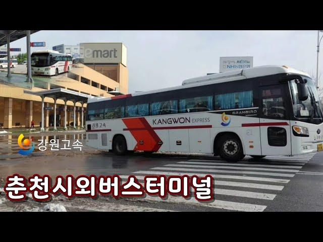 춘천시외버스터미널 고속, 시외버스