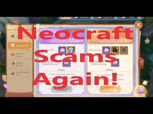 Warning! Neocraft scams again - Guardians of Cloudia