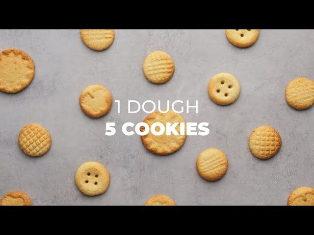 1 Dough, 5 Butter Cookies Ideas | Recipe by Teka