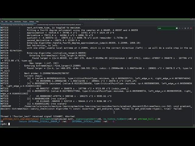 C++ - designing an accelerated "gradient descent" algorithm.