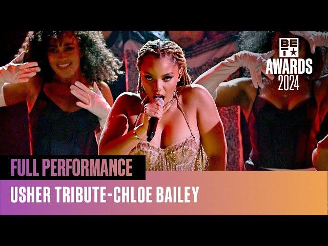 Chlöe Is Truly The Queen Of Covers In Her Performance Of Ushers "Good Kisser" | BET Awards '24