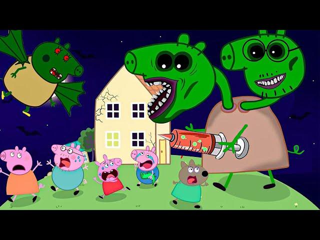 Zombie Apocalypse, Zombies Appear ATTACK Peppa At House ‍️ | Peppa Pig Funny Animation