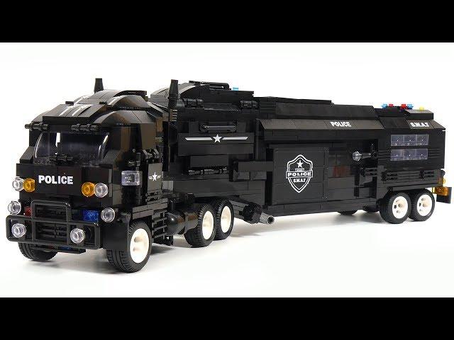 Build LEGO Police truck - WOMA SWAT CORPS C0552 SWAT truck