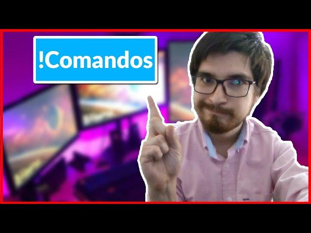 Como poner comandos en twitch