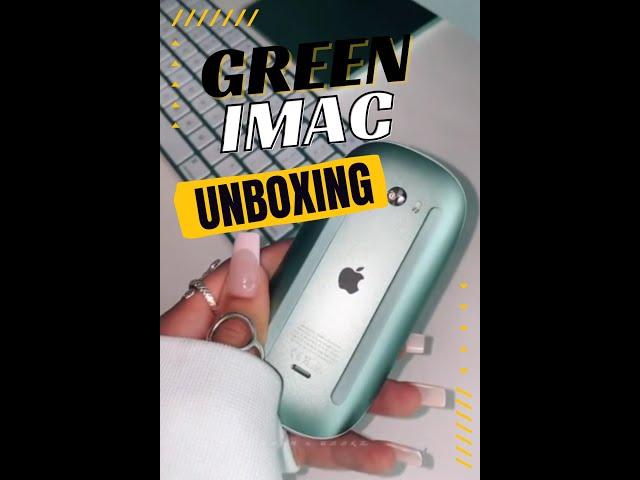 Apple iMac UnBoxing 2022 | Green iMac UnBoxing + First Impressions! 