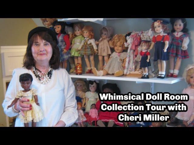 WHIMSICAL VINTAGE DOLL COLLECTION ROOM TOUR WITH CHERI MILLER | VIRTUAL DOLL CONVENTION