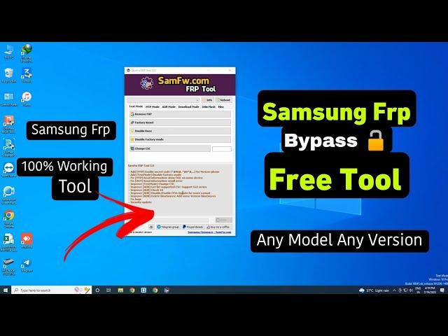 SamFw FRP Tool | Samsung FRP/Google Lock Bypass Android 11 & 12 New Method 2022 | Ravitech