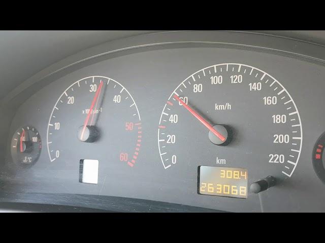 Opel Vectra C 2.2DTI 125km 0-100km/h acceleration