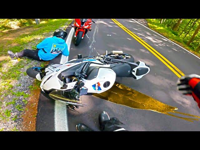 EXPENSIVE BIKES FALL TO PIECES - CRAZY and EPIC Motorcycle Moments - Ep. 591