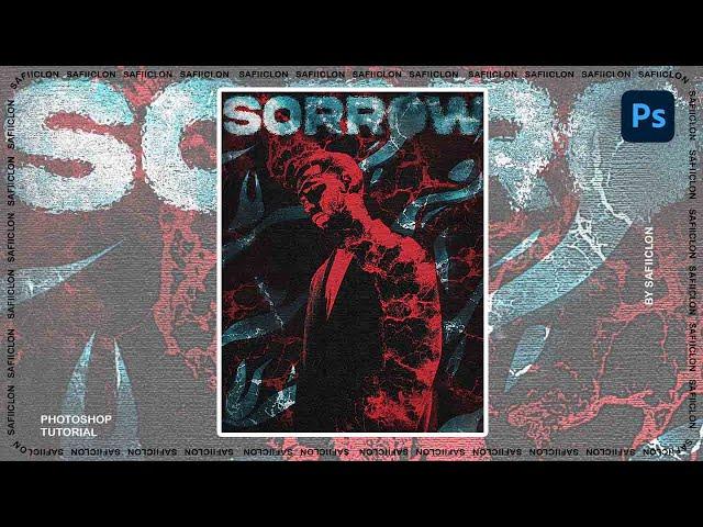 [ Photoshop Tutorial ] SORROW - Album or Cover Art Design