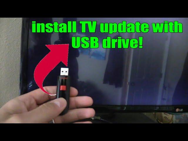 How to Update LG TV firmware with USB drive to Fix software errors