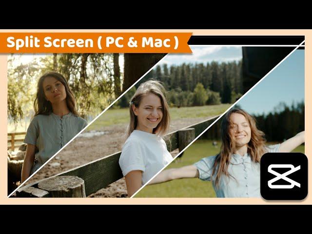 Create Split Screen | CapCut PC Tutorial