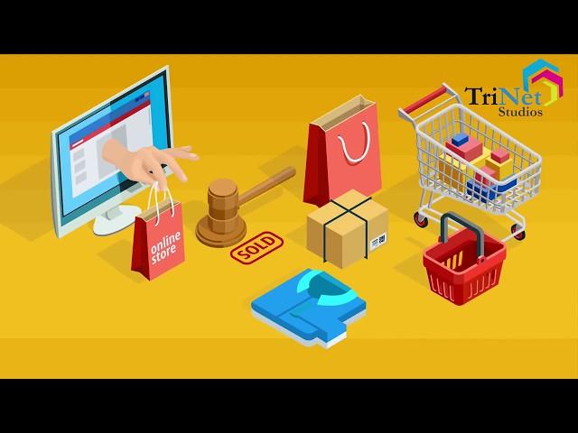 Ecommerce website - 2d Animation Explainer/Voice Over