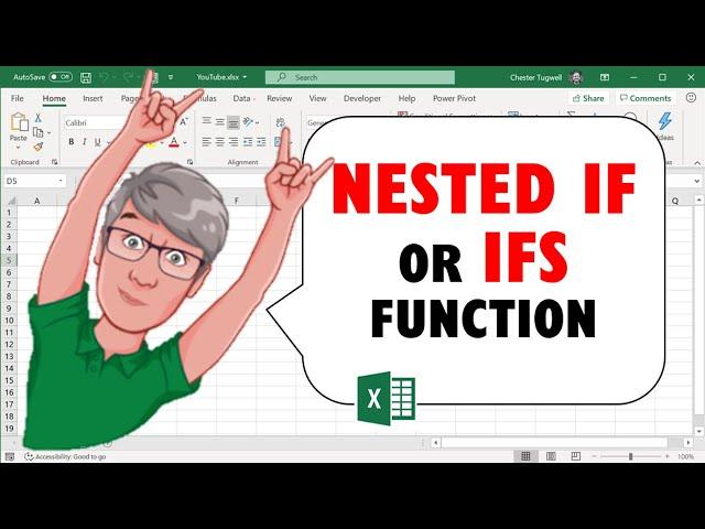 Excel: IF Function MULTIPLE CRITERIA | IF ELSE Function | Nested IF Function