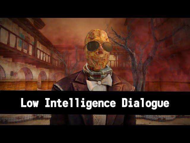 Fallout New Vegas - All Low Intelligence Speech Checks