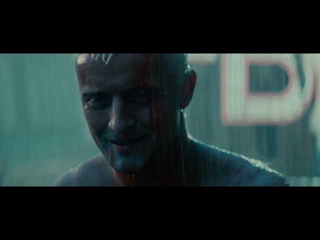 Blade Runner - Final scene, "Tears in Rain" Monologue (HD)