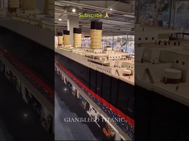 GIANT LEGO Titanic #giant #lego #titanic #titanicsong #legotitanic #build #shorts