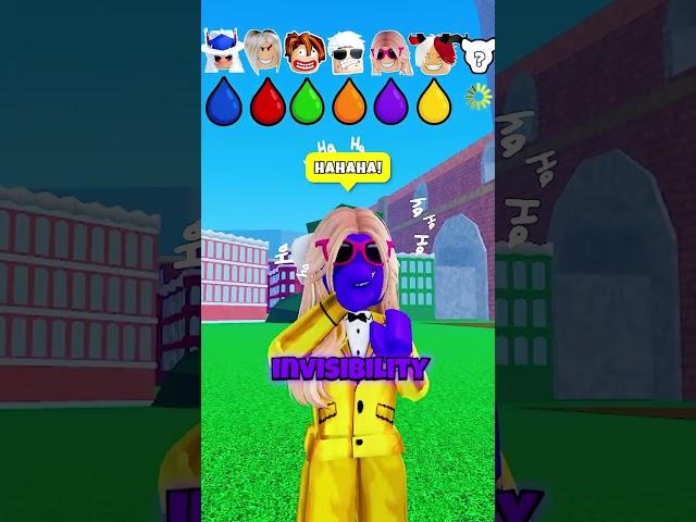#Pov NO ONE can KNOW the color of BLOOD in BLOX FRUITS! ️ #shorts