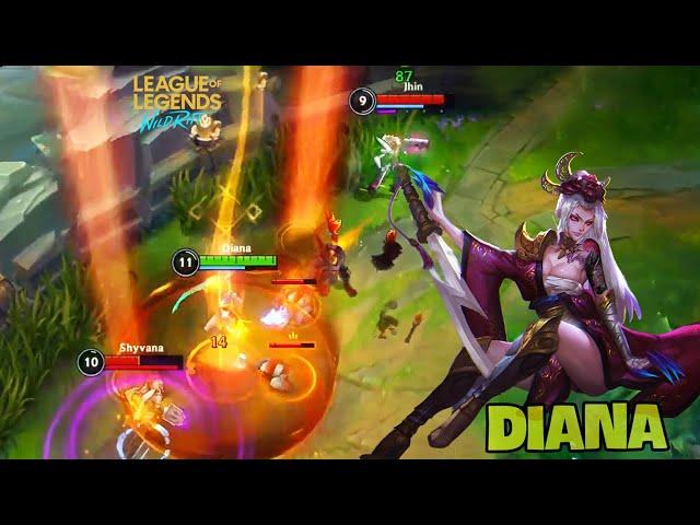 Wild Rift DIANA Montage - Best DIANA Plays | LoL Wild Rift Montage