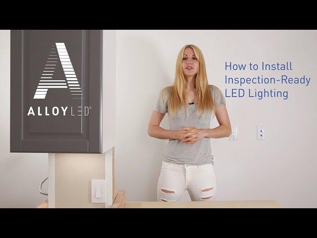 How to Install Inspection-Ready Under Cabinet LED Lighting