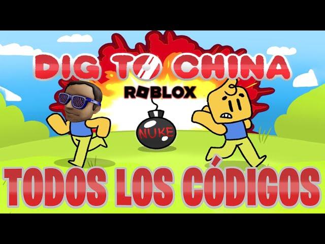 TODOS los CÓDIGOS de  DIG TO CHINA  activos de 2023 de ROBLOX / CODIGOS DE ROBLOX / TilloASR