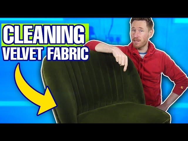 How To Clean Velvet Upholstery & Velvet Fabric | Satisfying Velvet Upholstery Cleaning