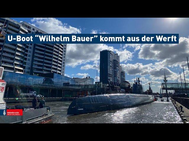 U-Boot "Wilhelm Bauer" kommt aus der Werft