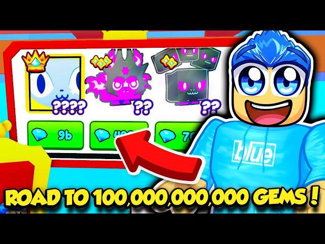 Road To 100 BILLION GEMS In Pet Simulator 99!!