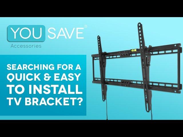 TV Wall Bracket Installation Guide For 32" to 70" TV's - The Yousave Accessories Wall Mount Tutorial