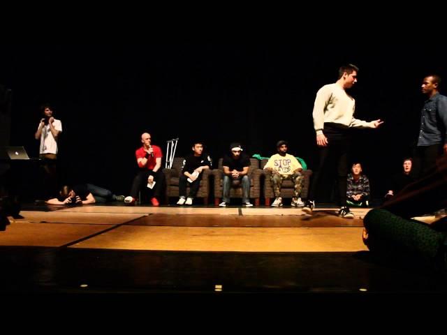 Bboy Bulletpoint vs Bboy Shaman Part 1