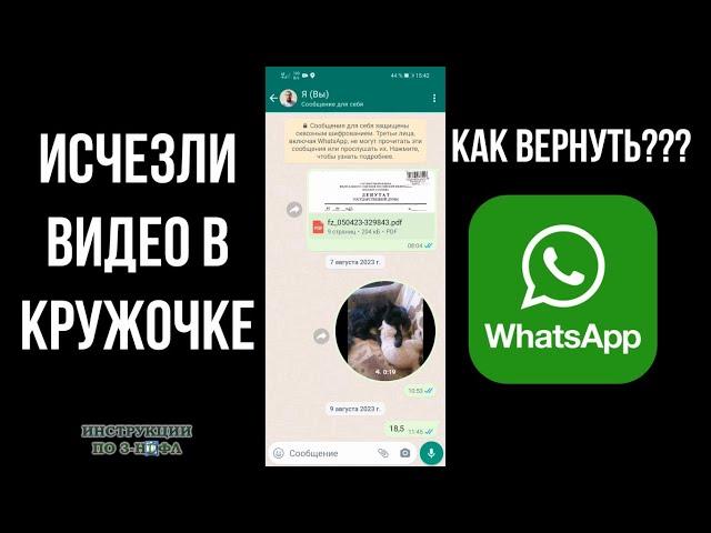 Видео в кружочке в Ватсапе не работает, как сделать кружочки в Ватсап и отправить видео сообщение